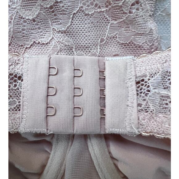 I.N.C. INTERNATIONAL CONCEPTS SOLID LACE CUP BODYSUIT BALLET PINK SIZE MEDIUM - Picture 10 of 14